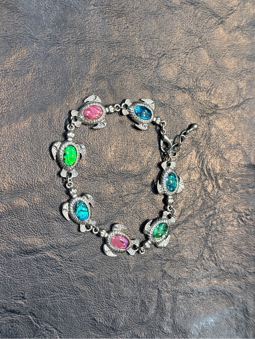 Multi-Color Turtle Link Bracelet - Women Jewelry
